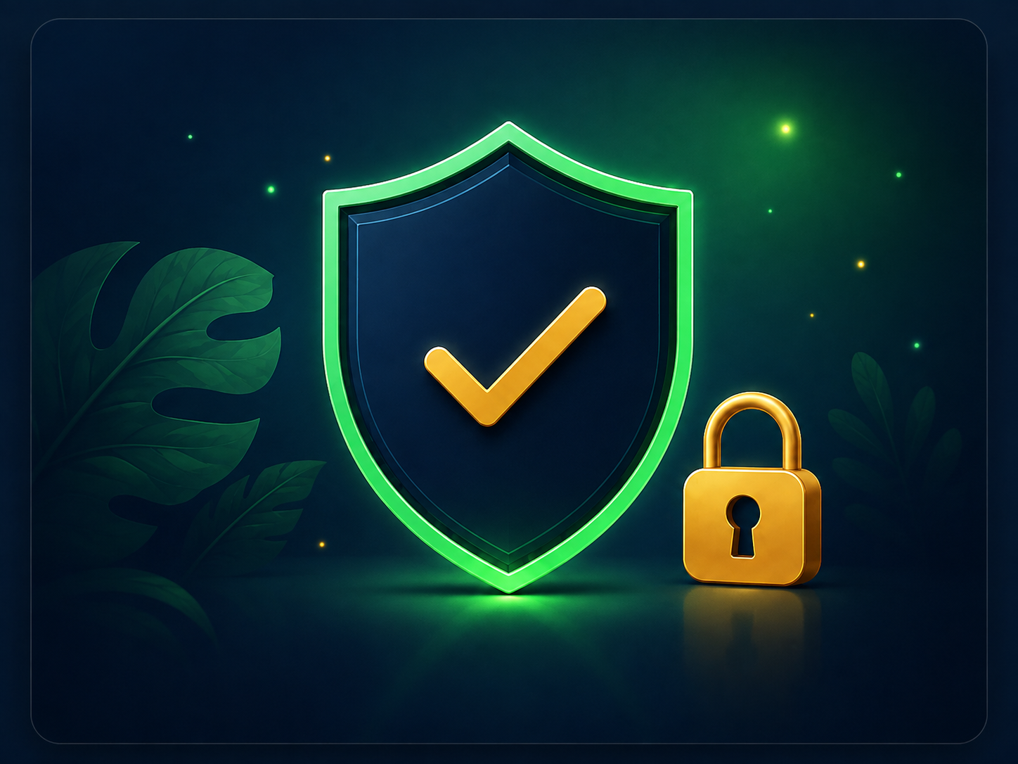 Ilustración de un escudo y candado representando la seguridad de la cuenta de Wazamba